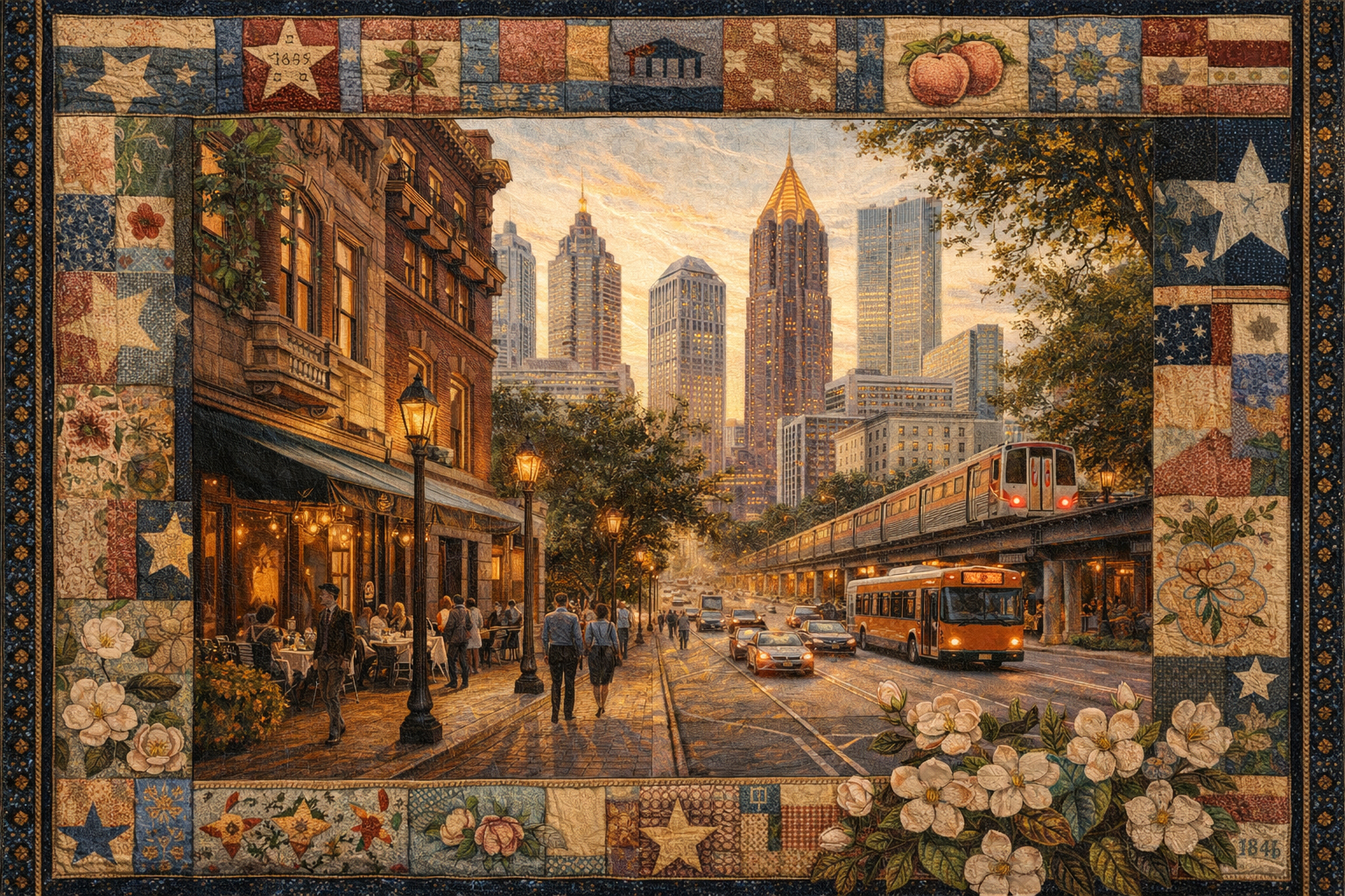 Atlanta Midtown street scene