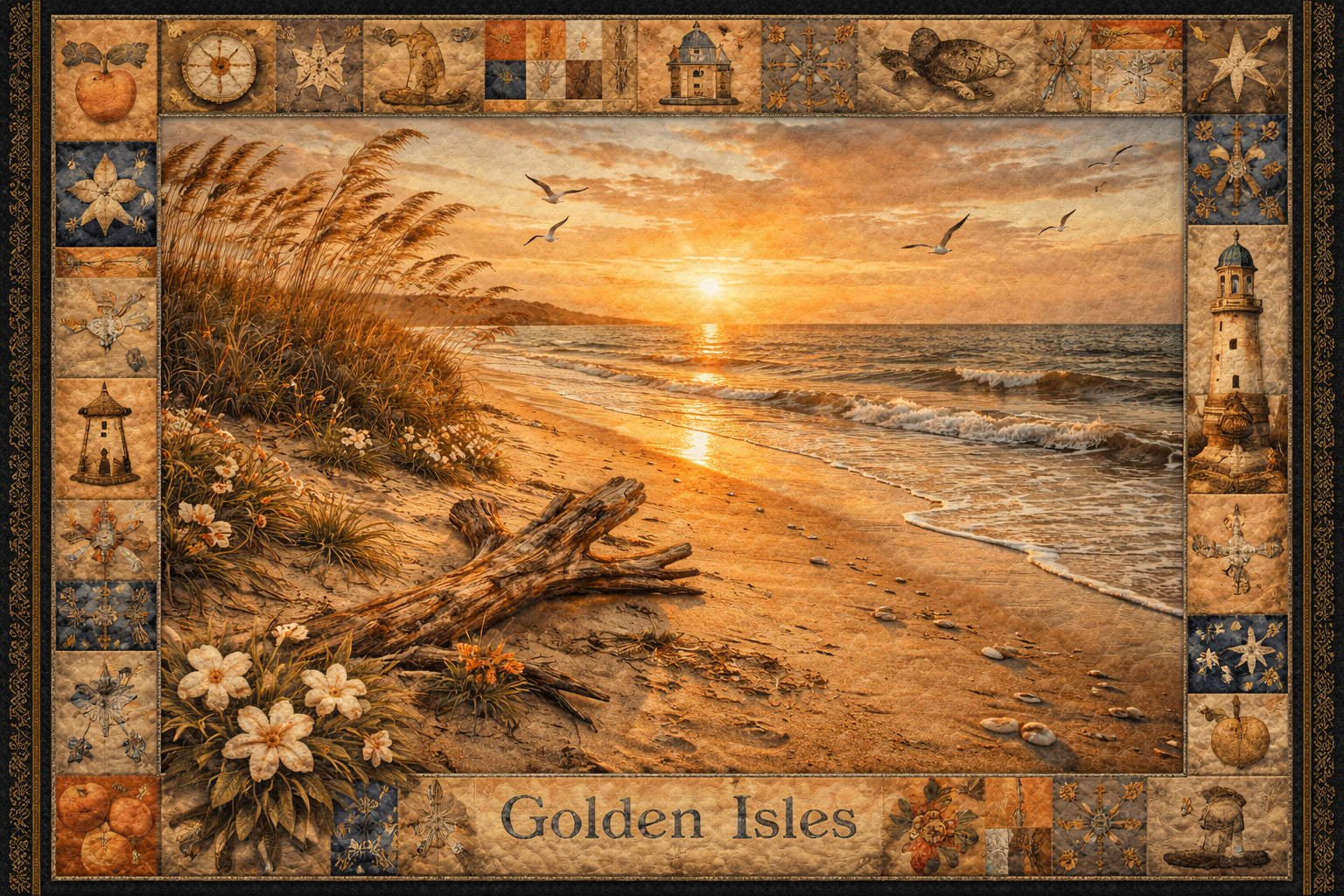 Golden Isles beach sunrise